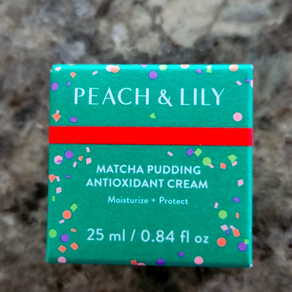 Peach & Lily Matcha Pudding Antioxidant Cream NWT 25 ML/ 0.84 FL OZ